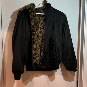 American Eagle reversible, bomber jacket